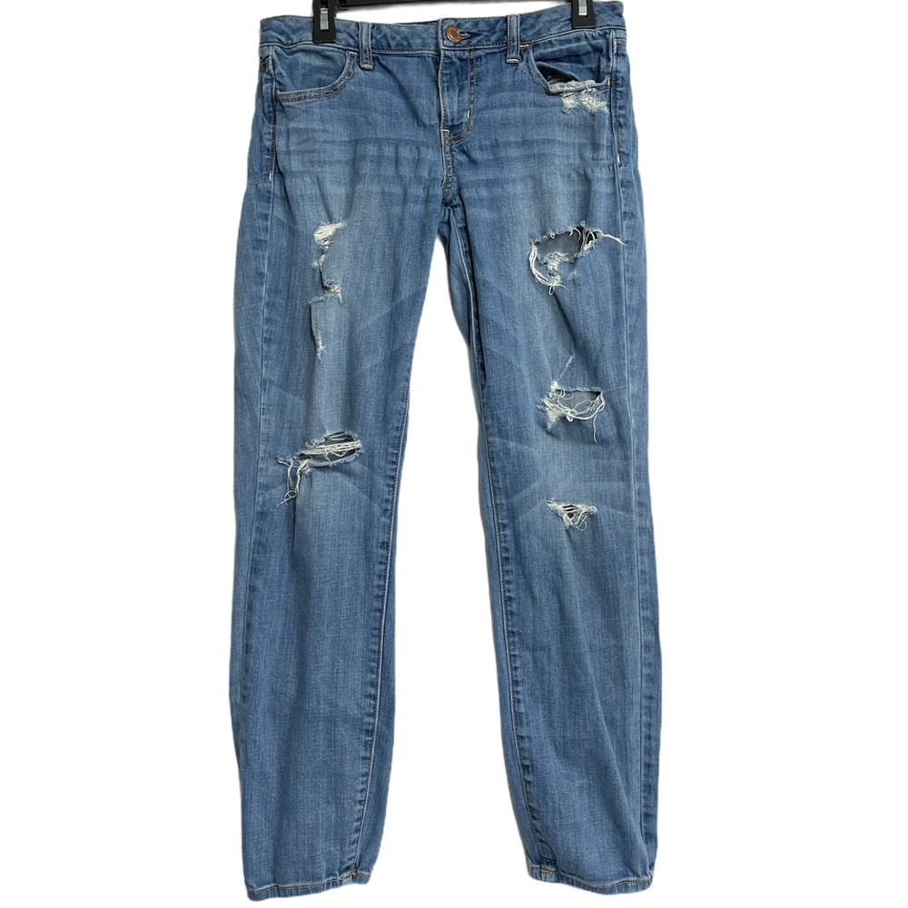 American Eagle Outfitters Distressed Blue Jeggings